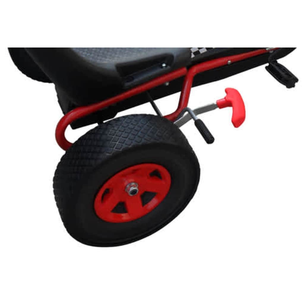 Kart para niños con pedales rojo