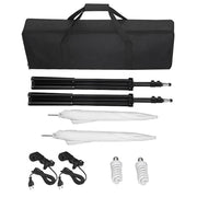 Kit de estudio fotográfico telón verde croma 600x300 y luces v1762 - Vetonek