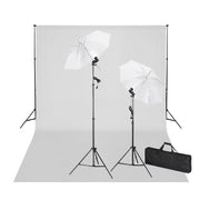 Kit de estudio telón fondo blanco 600x300 cm y luces v1786 Vetonek