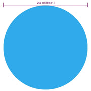 Cubierta solar para piscina redonda de PE, flotante y para piscina sobre suelo Vetonek