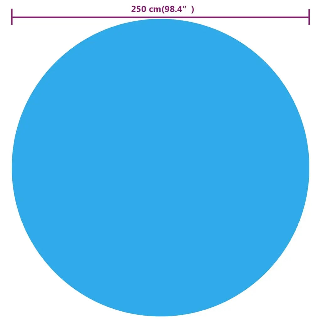 Cubierta solar para piscina redonda de PE, flotante y para piscina sobre suelo Vetonek