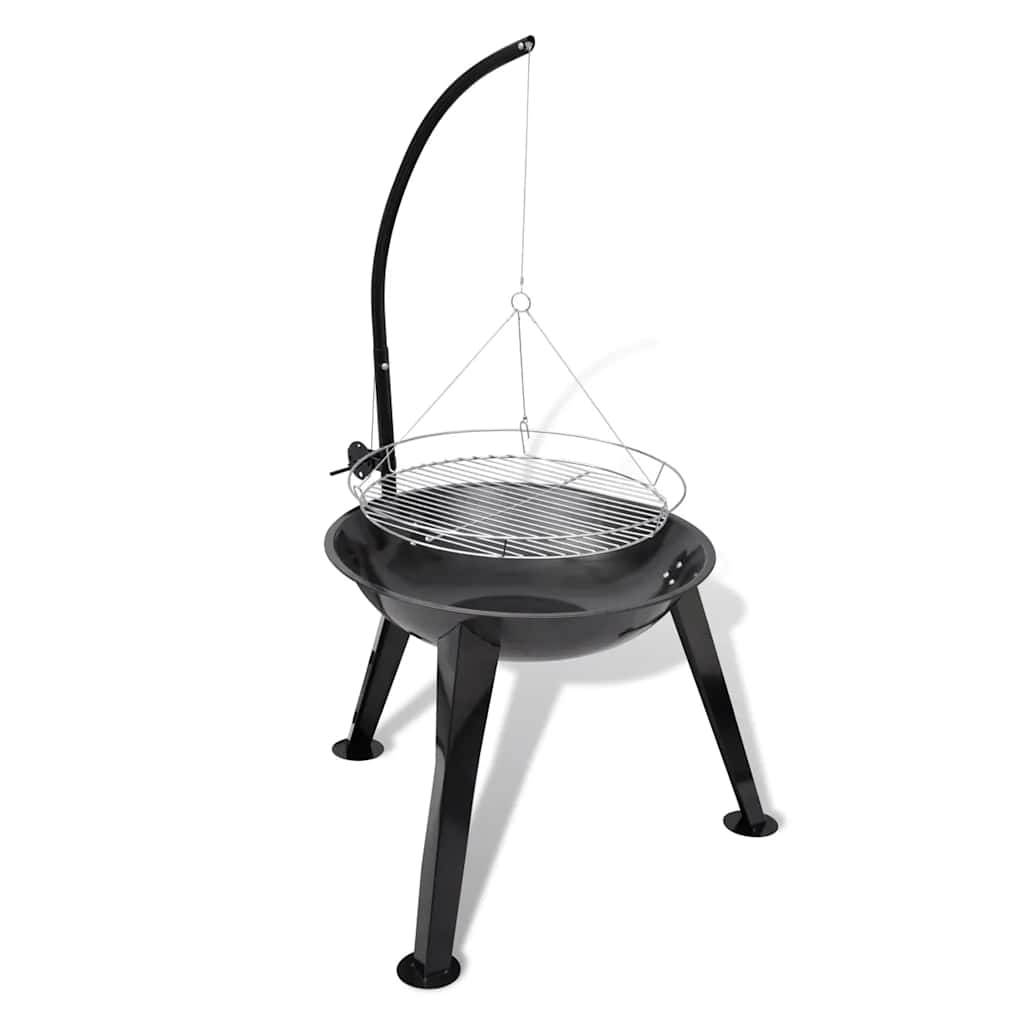 Vetonek Soporte para barbacoa de carbón colgante redondo 