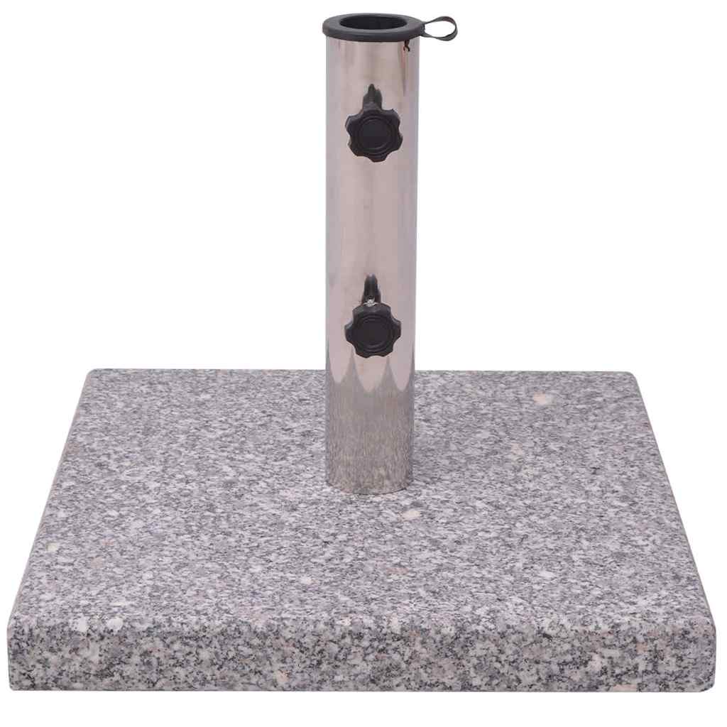 Granite parasol foot, square 20 kg