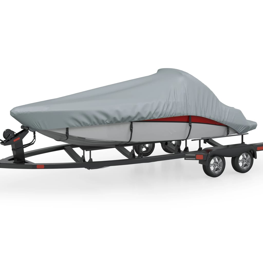 Boat cover boat cover gray length 427-488 cm width 173 cm v3763 Vetonek