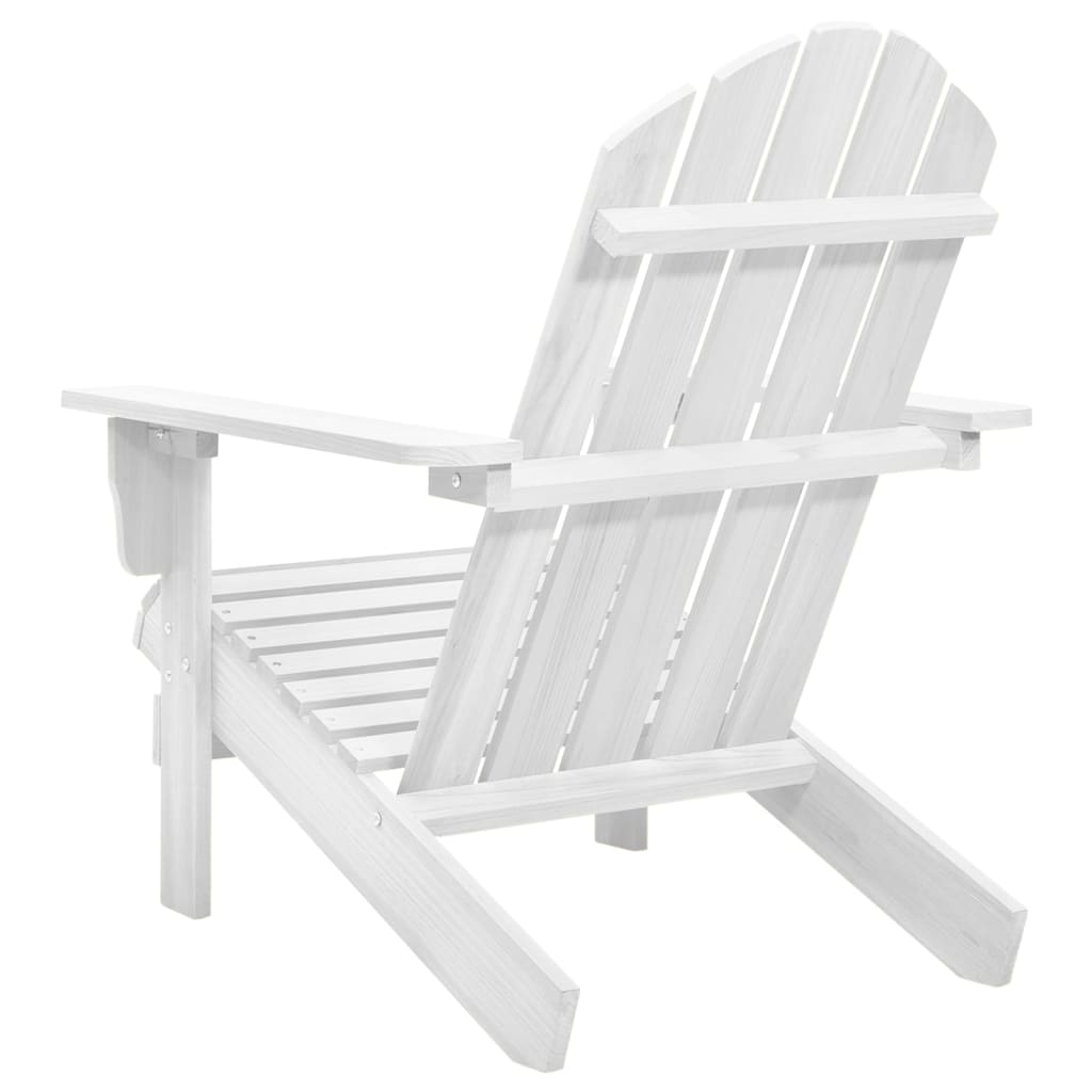 White wooden chair