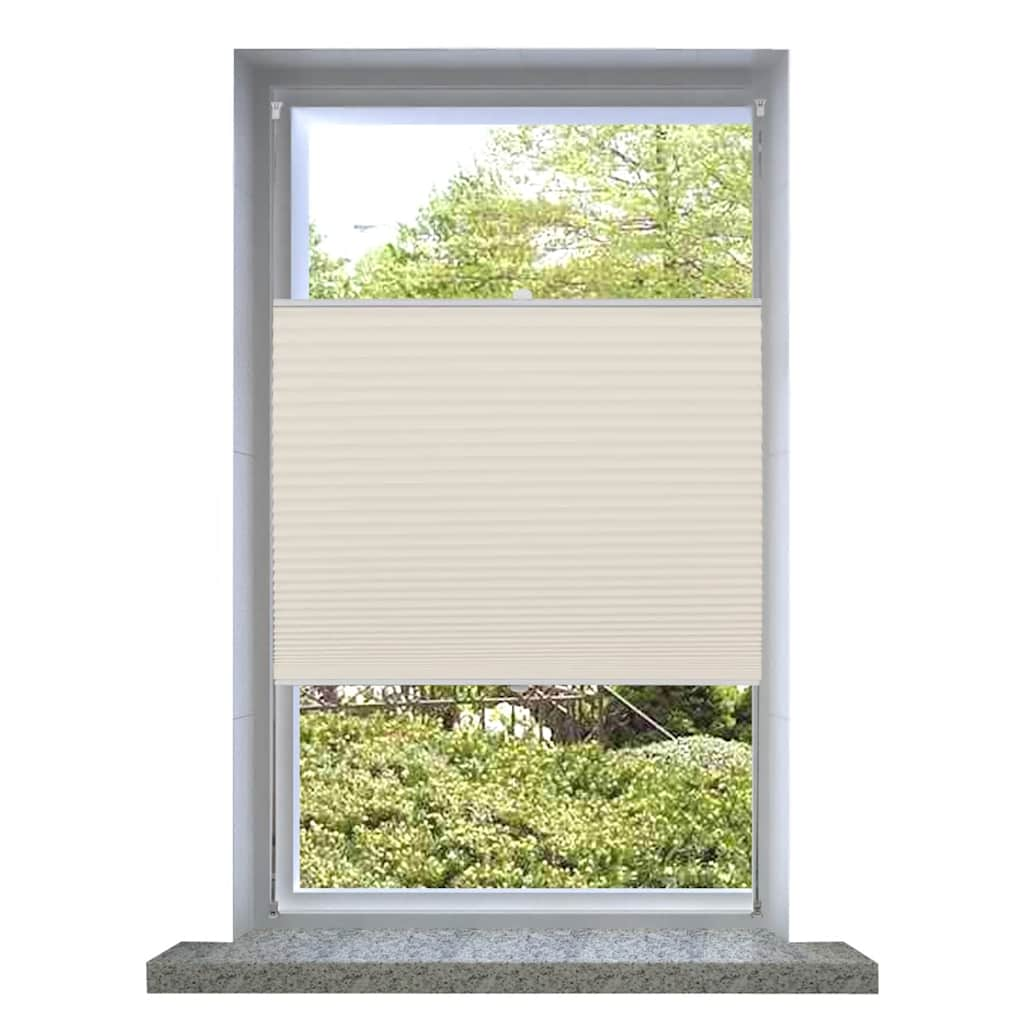 Plisé Para Ventana Persiana 60X125cm Crema