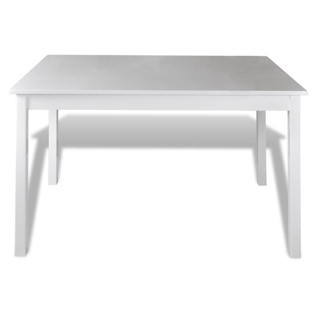 Juego de muebles de comedor 5 piezas blanco