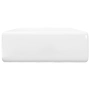 Lavabo lujoso cuadrado cerámica orificio de grifo 41x41 cm v9924 - Vetonek