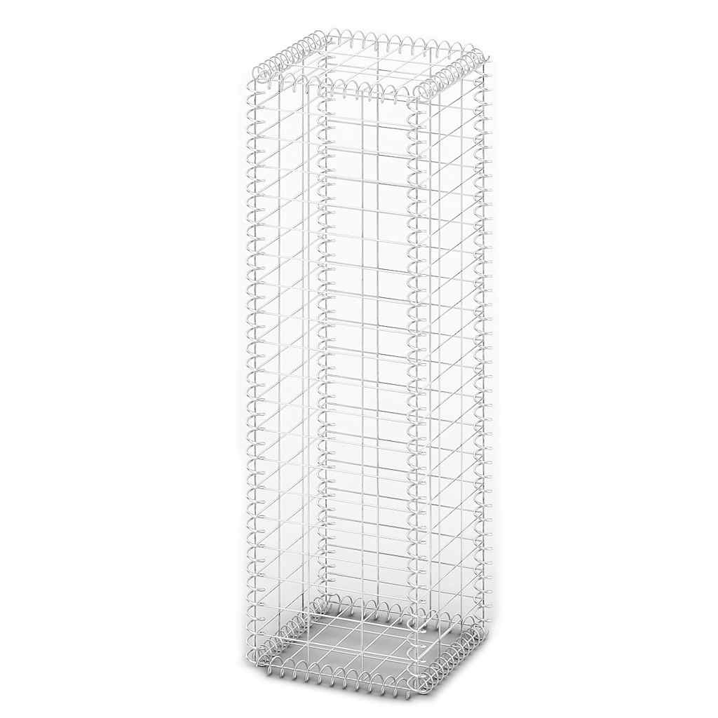 Cesta para muro de gaviones de alambre galvanizado 100x30x30 cm v5529 - Vetonek