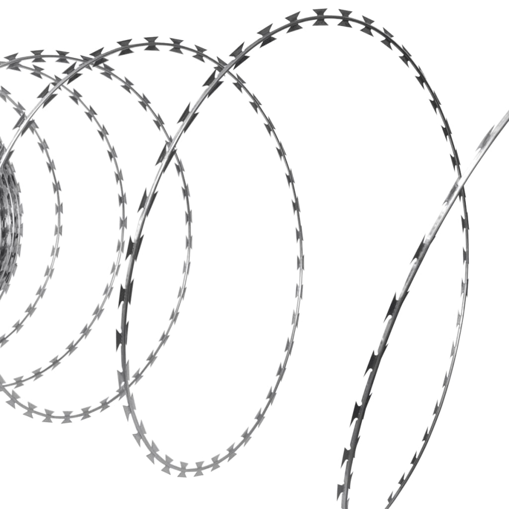 Alambre de espino concertina helicoidal acero galvanizado 100 m