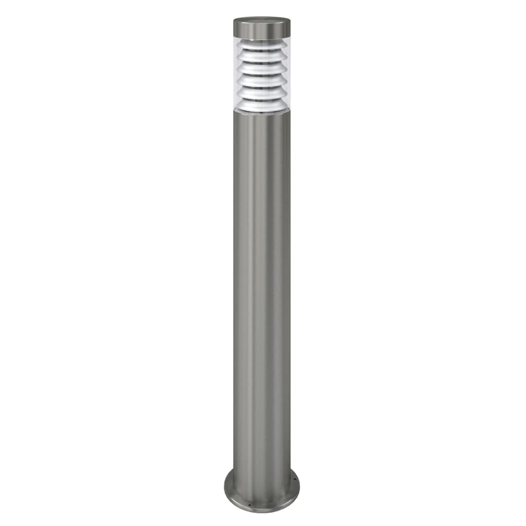 Lampe post-poteau de jardin en acier inoxydable