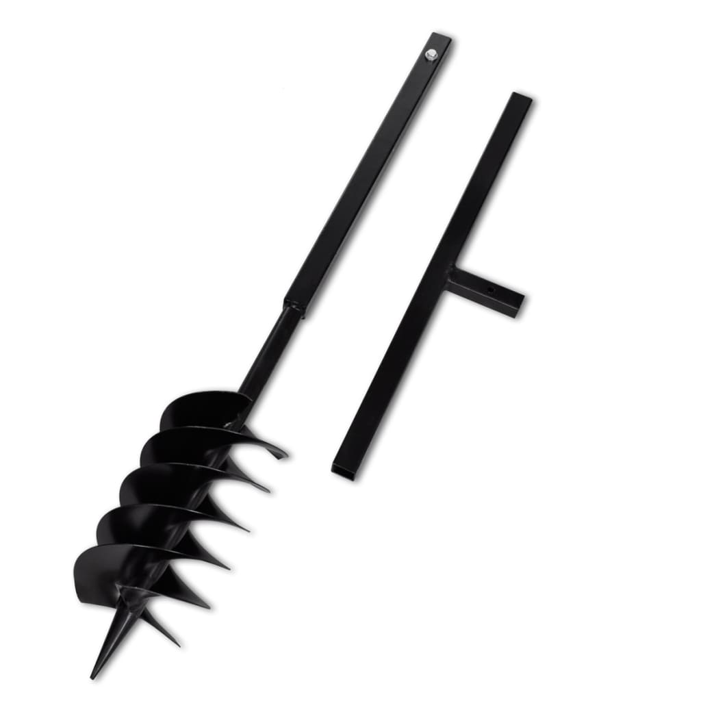 Earth drill with 150 mm handle with extension tube 5 m steel