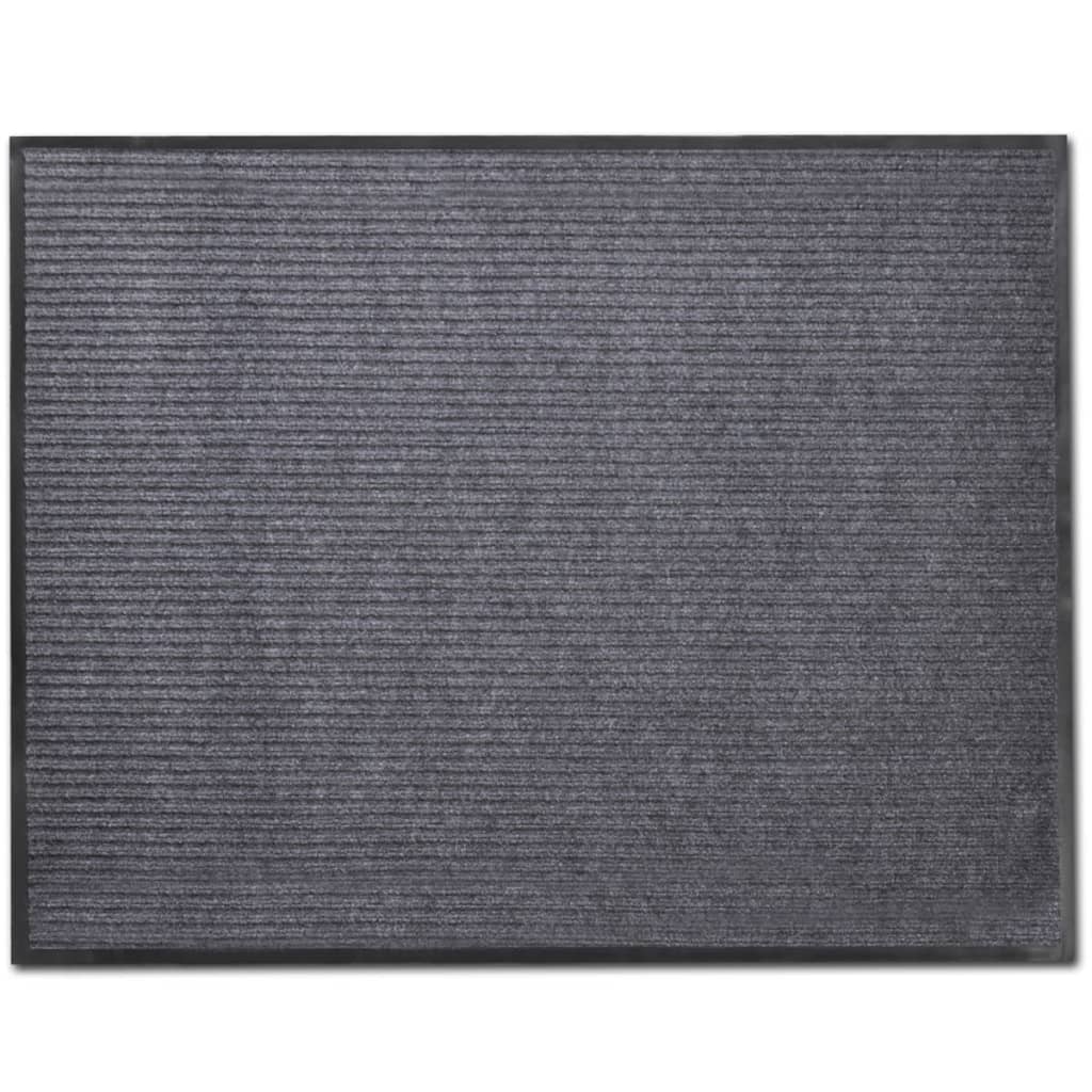 Vetonek Alfombra felpudo PVC gris 90x60 cm