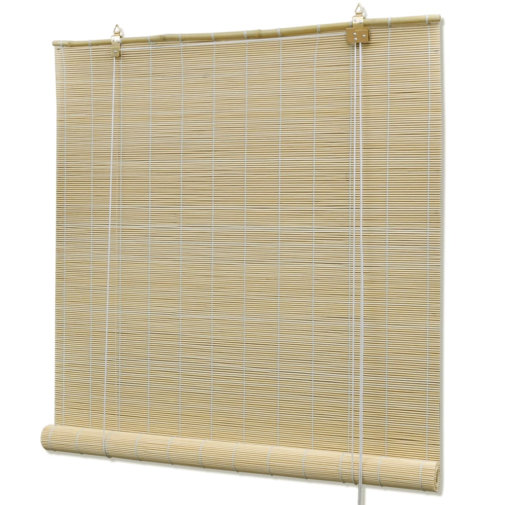 Vetonek Persianas enrollables de bambú natural 120x160 cm