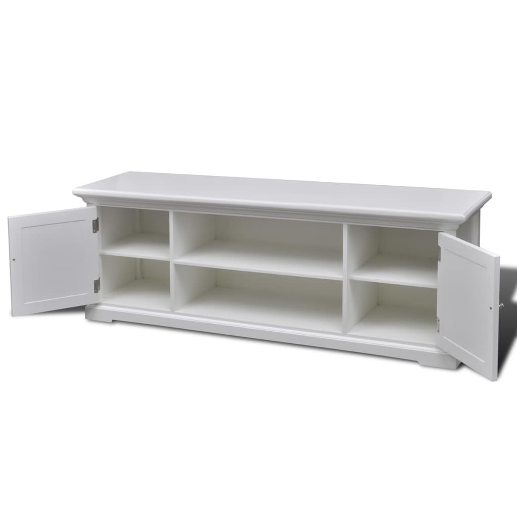 Mueble para TV de madera blanco vidaXL