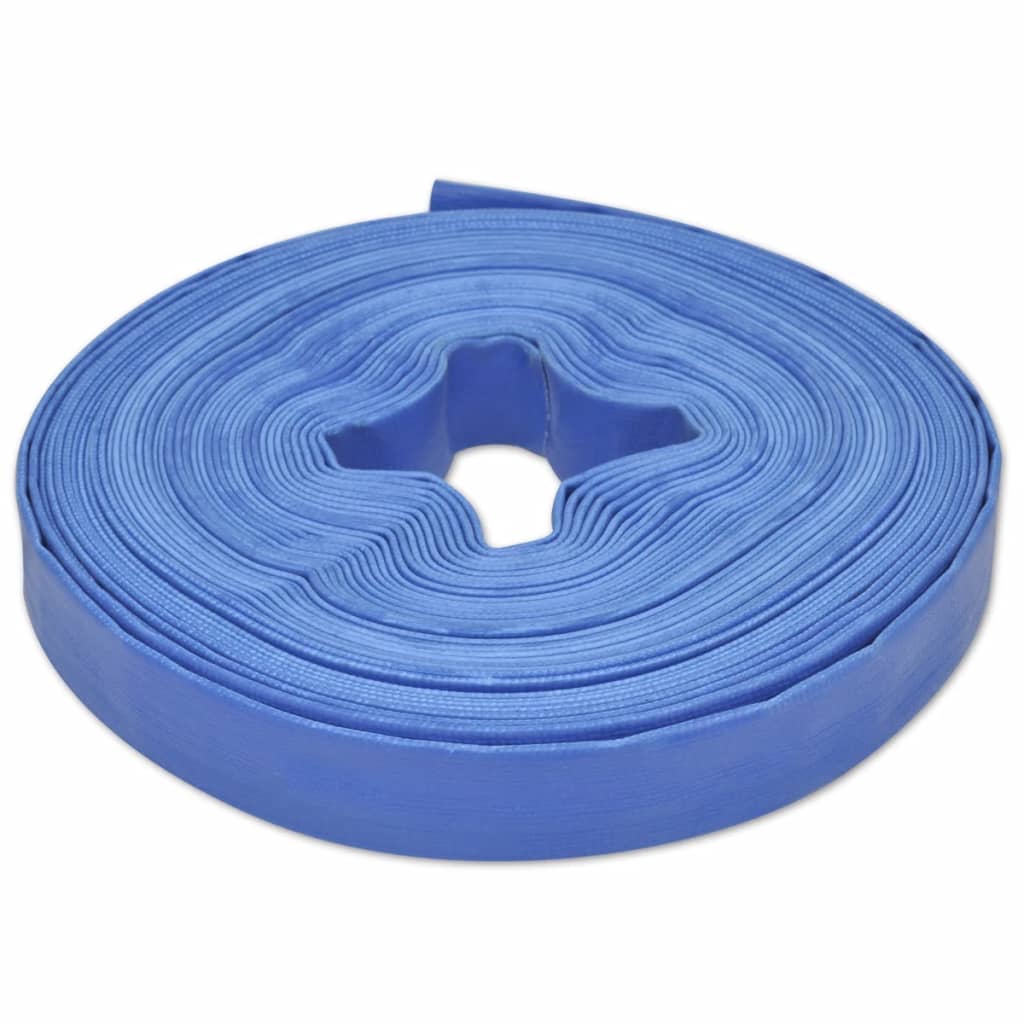 Manguera plana de agua 25 m 1" PVC vidaXL