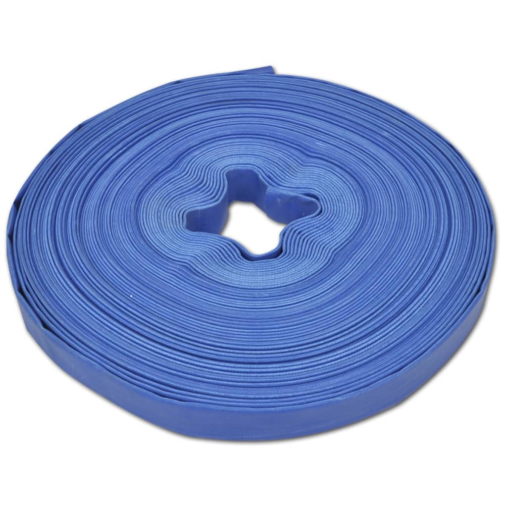 Manguera plana de agua 50 m 1" PVC vidaXL