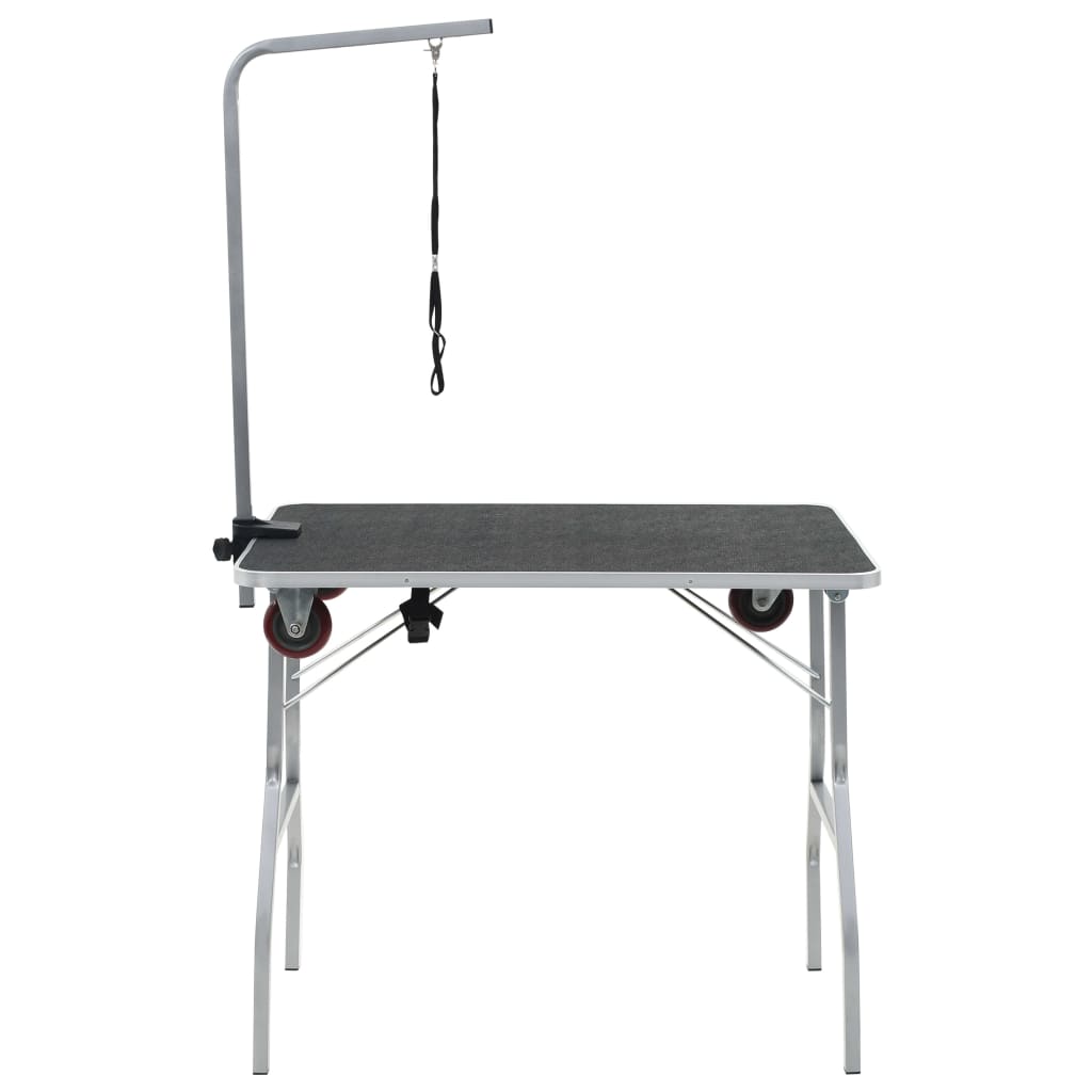 Table d'hygiène pour animaux de compagnie, ordinateur portable et roues