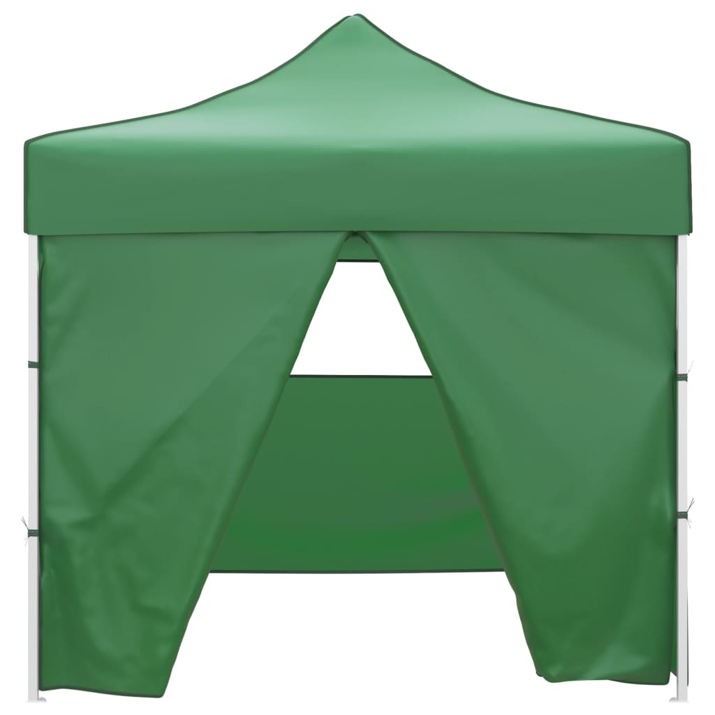 Cenador plegable verde con 4 paredes 3x3 m v2415 - Vetonek