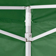Cenador plegable verde con 4 paredes 3x3 m v2415 - Vetonek