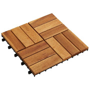 Vetonek Acacia porch tiles 10 pieces 30x30 cm