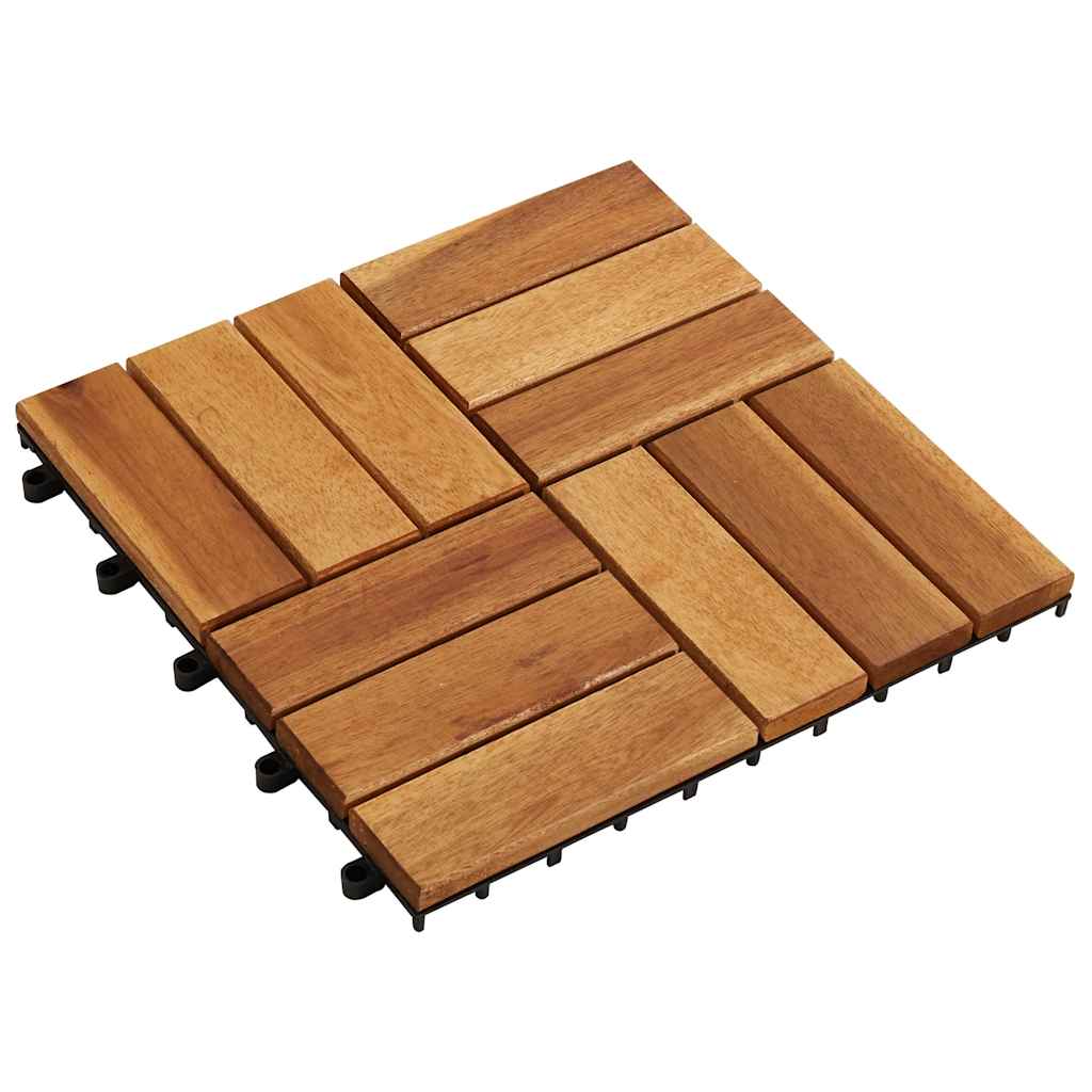 Vetonek Acacia porch tiles 10 pieces 30x30 cm