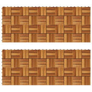 Acacia porch tiles 20 pieces 30x30 cm v7587 Vetonek