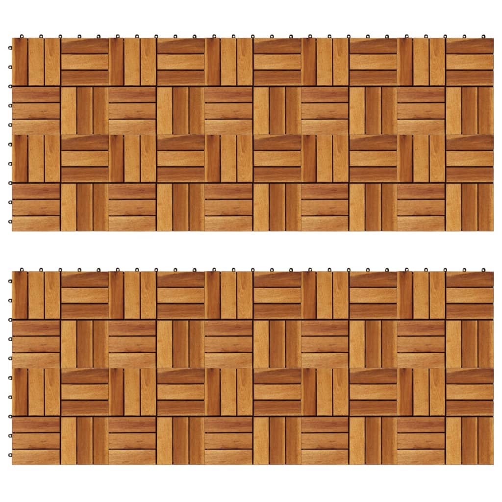 Acacia porch tiles 20 pieces 30x30 cm v7587 Vetonek