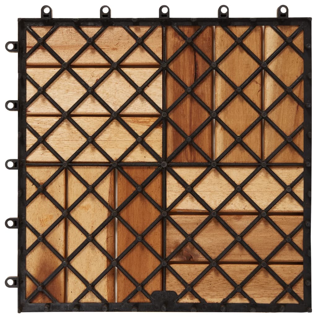 Acacia porch tiles 20 pieces 30x30 cm - Vetonek