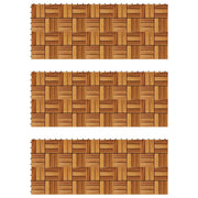 Porch tiles 30x30 cm acacia 30 pieces v7594 Vetonek