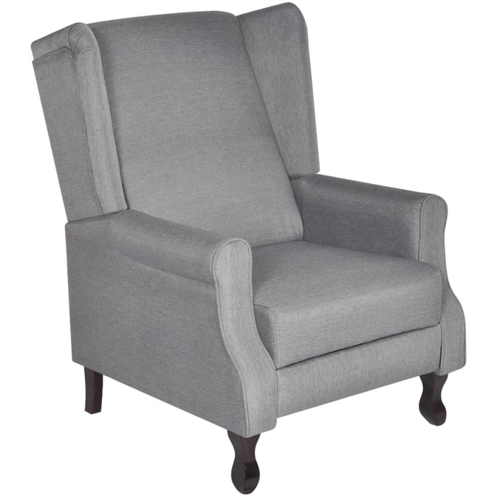 Vetonek Sillón de tela gris