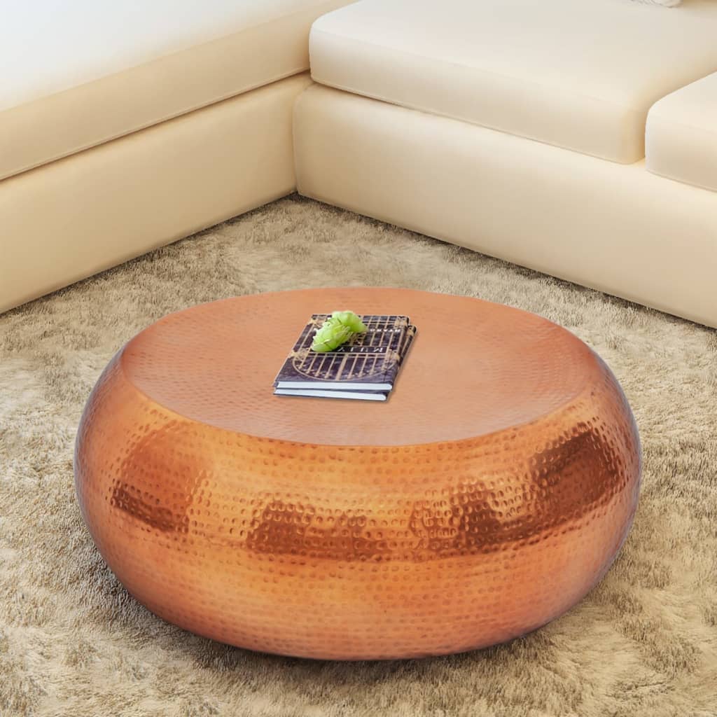 Silv/Copper Color/Copper Aluminum Center Table