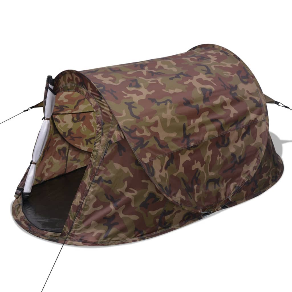 Tenda pop-up para 2 pessoas de camuflagem