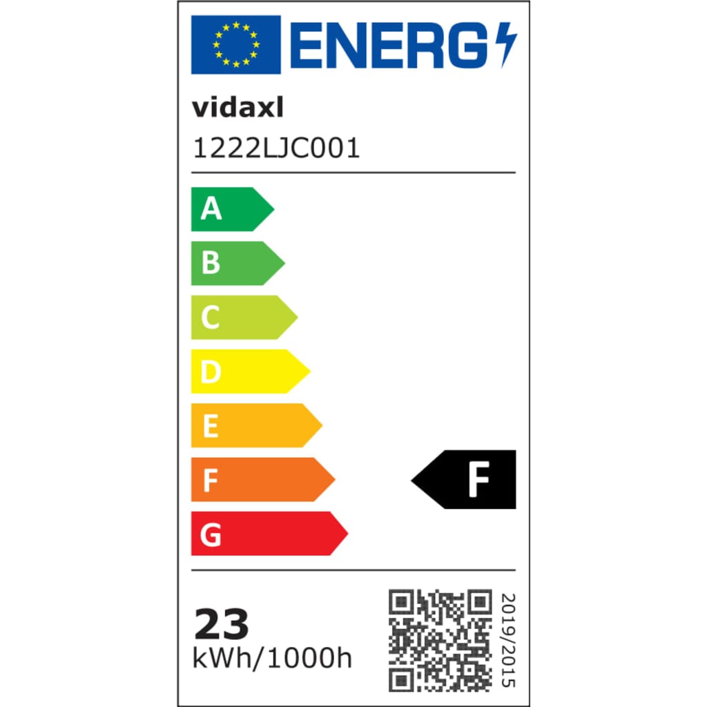 Lámpara LED de pie regulable 23 W vidaXL