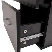 Conjunto de muebles de baño y lavabo 7 piezas negro - Vetonek