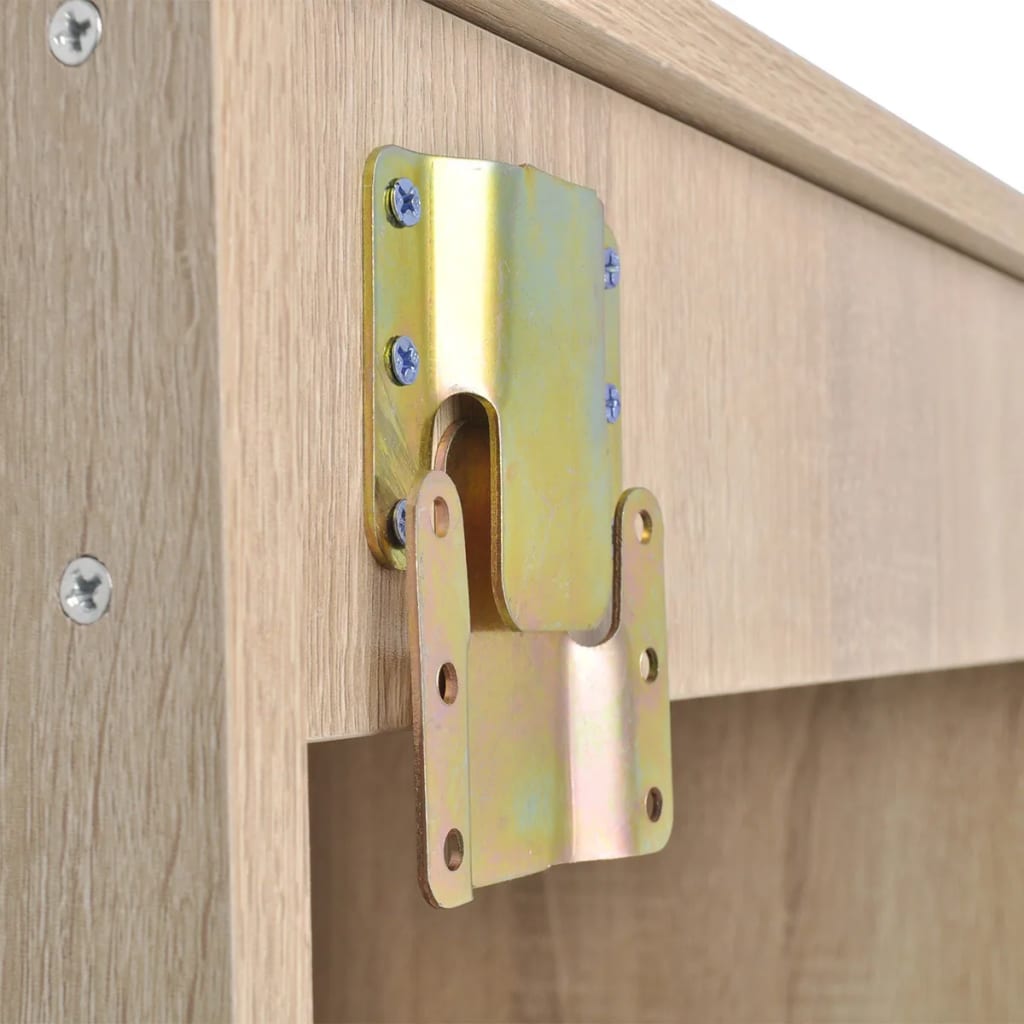 Conjunto de muebles de baño y lavabo 7 piezas beige v6562 - Vetonek