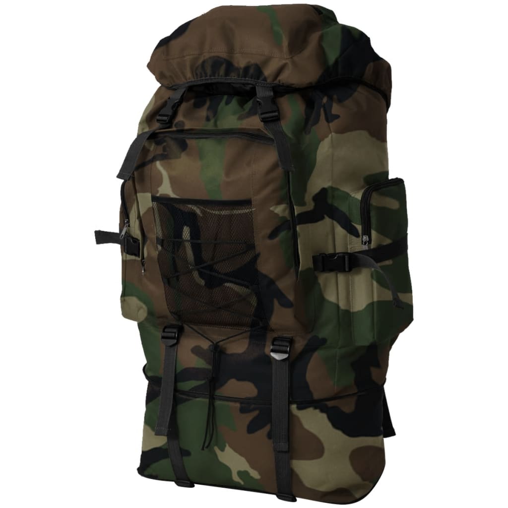 Vetonek Mochila estilo ejército XXL camuflaje 100 l