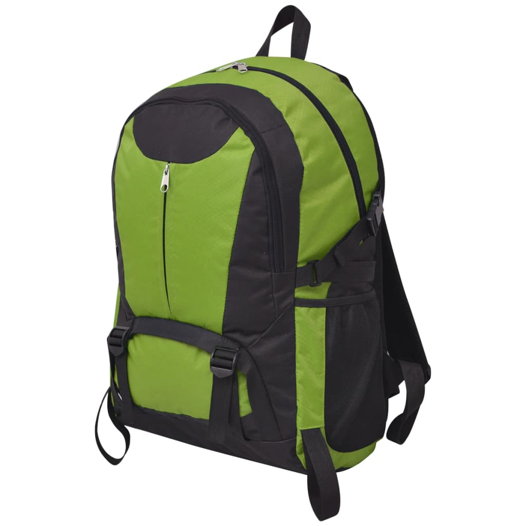 Vetonek Mochila de senderismo 40 L negra y verde