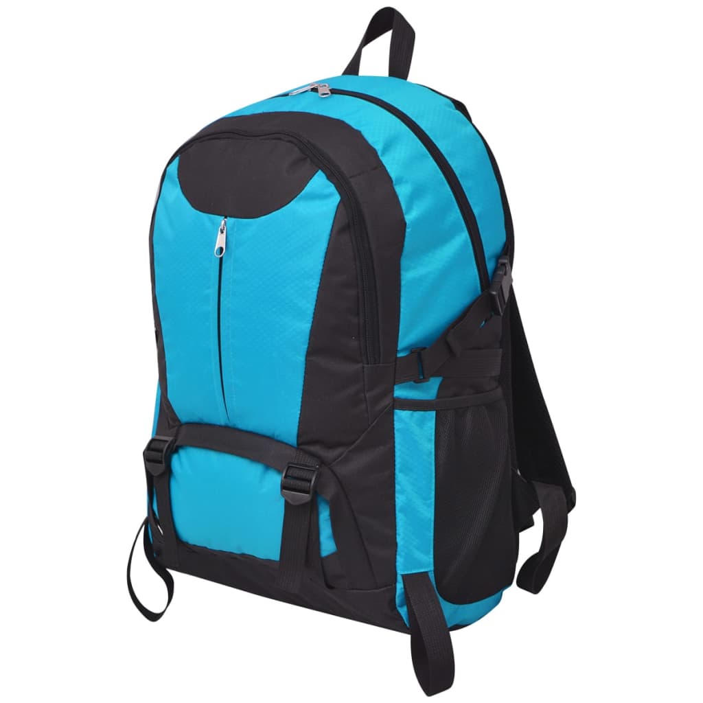 Vetonek Mochila de senderismo 40 L negra y azul