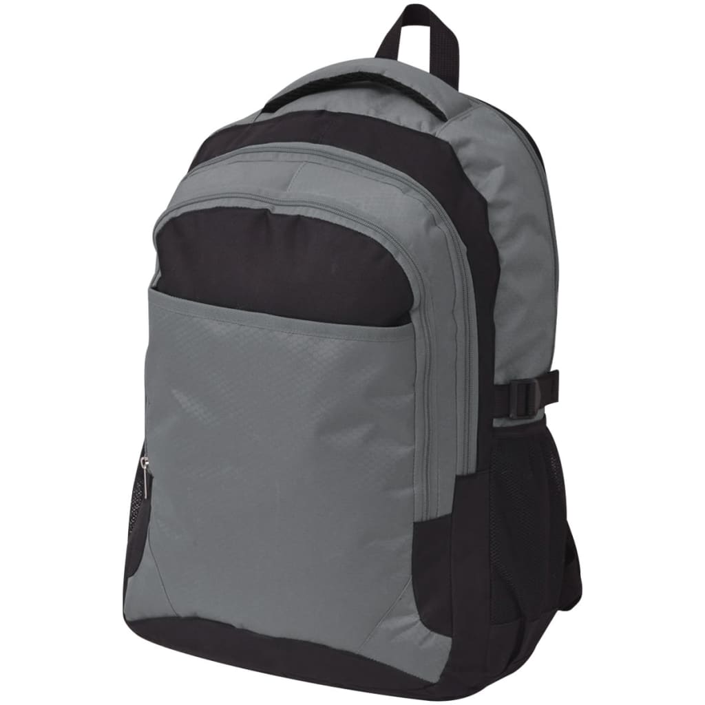 Vetonek Mochila de colegio 40 L negra y gris