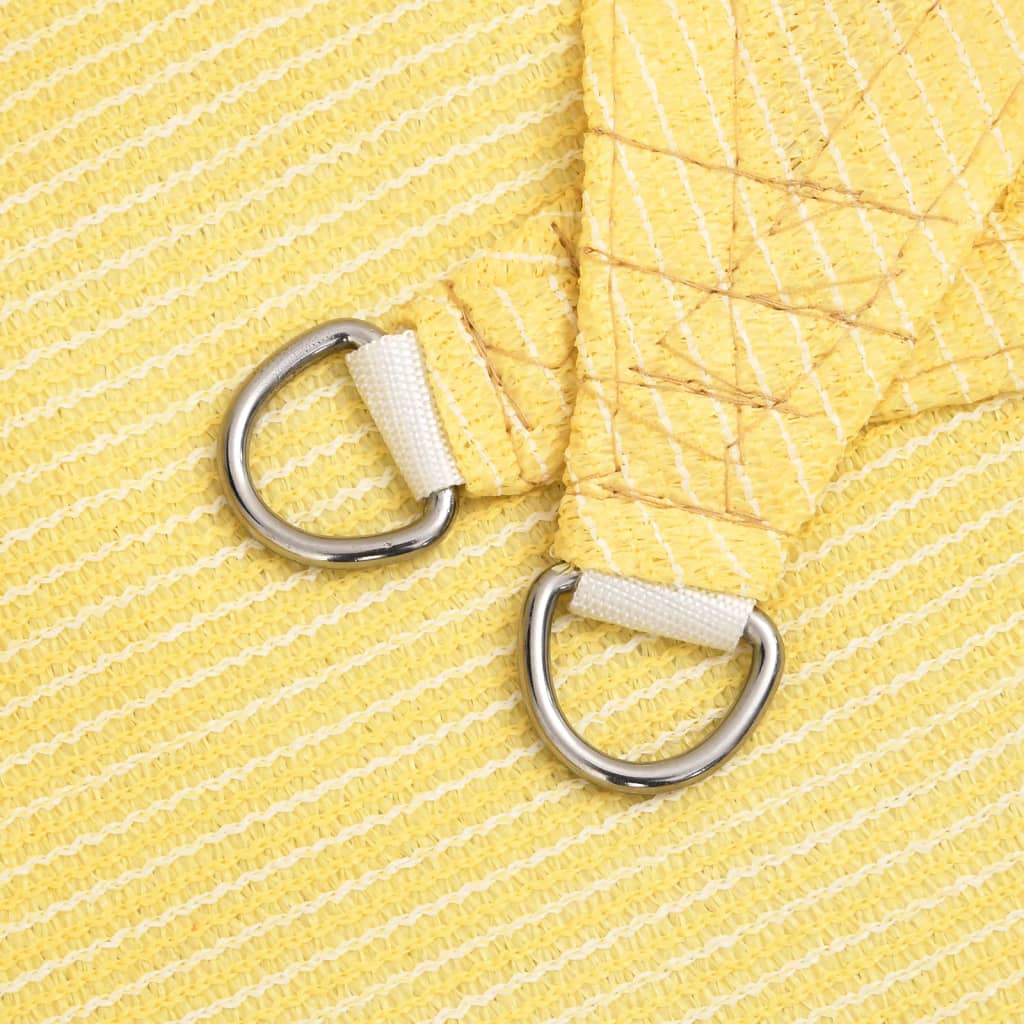 Toldo de vela rectangular hdpe 4x6 m beige v5342 - Vetonek