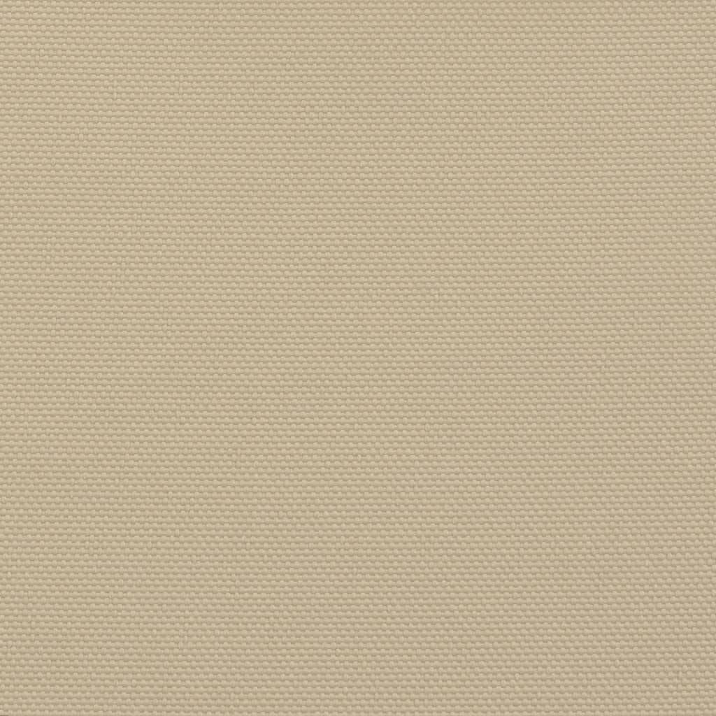 Toldo de vela triangular tela Oxford beige 5x5x5 m vidaXL