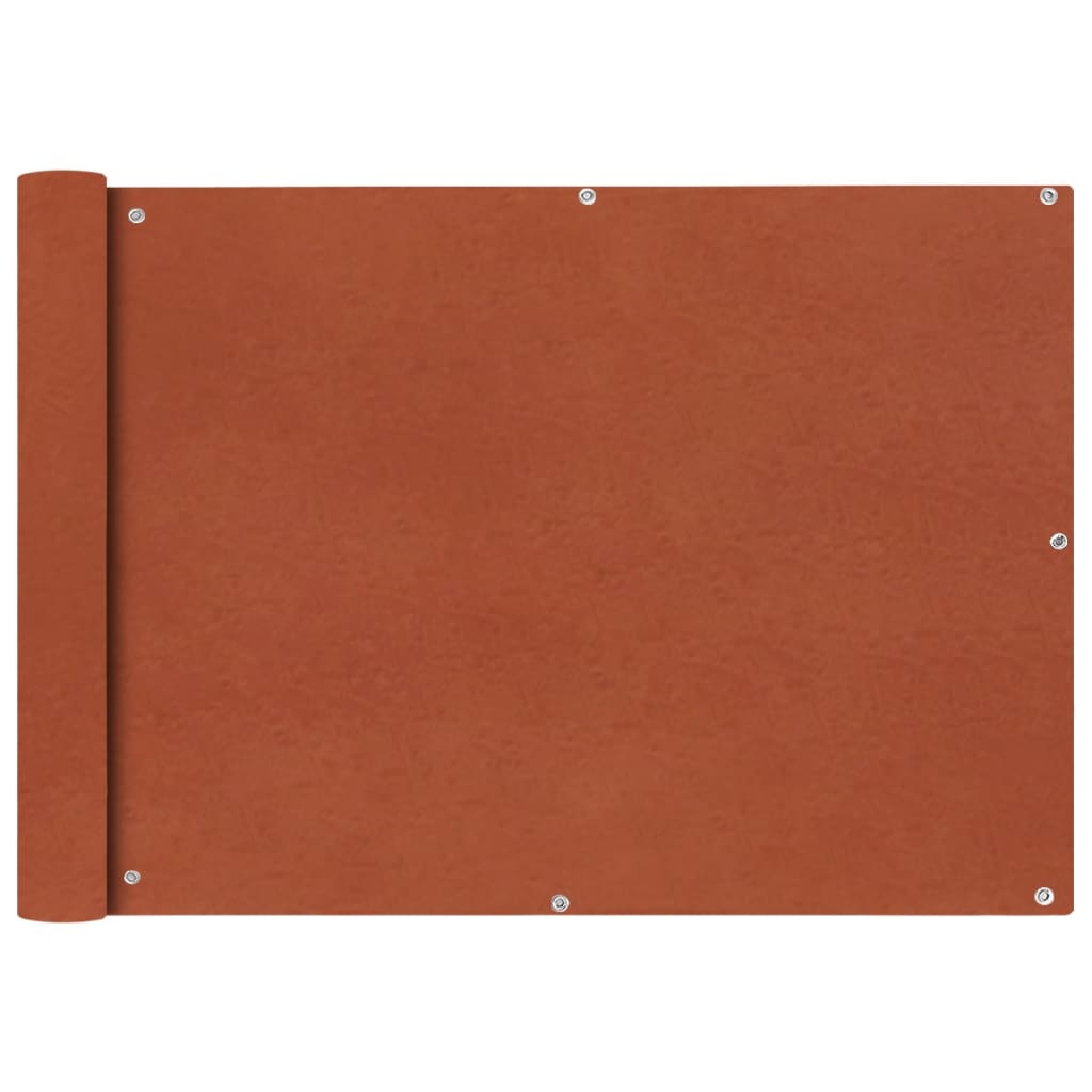 Vetonek Toldo para balcón tela oxford 75x600 cm terracota