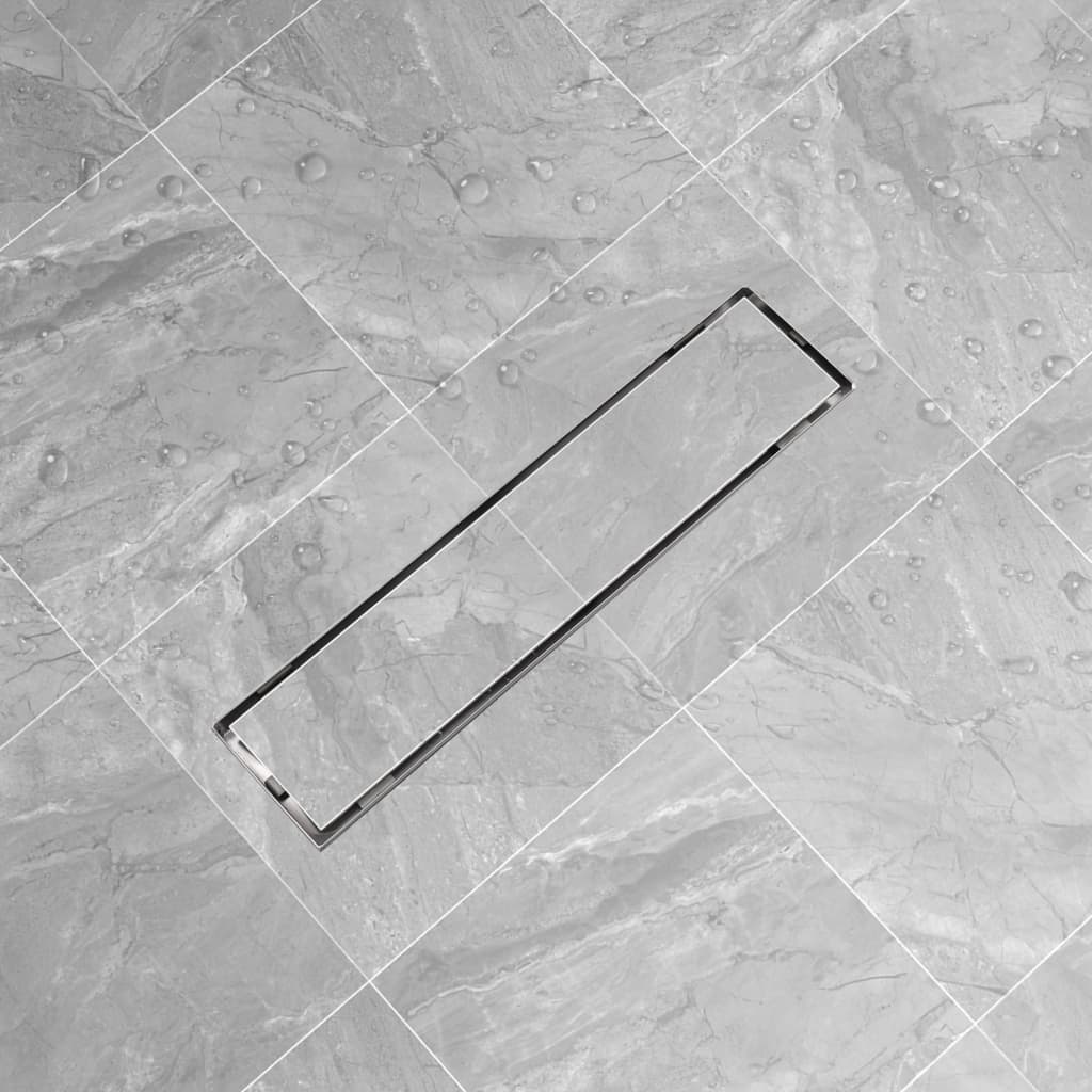 Desagüe lineal de ducha de acero inoxidable 530x140 mm v8923 Vetonek