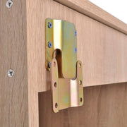 Conjunto de muebles de baño con lavabo y grifo 11 piezas beige v2738 - Vetonek