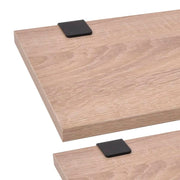 Conjunto de muebles de baño con lavabo y grifo 11 piezas beige v2738 - Vetonek