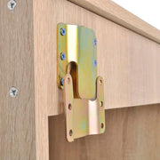 Conjunto de muebles de baño con lavabo y grifo 9 piezas beige v2752 - Vetonek