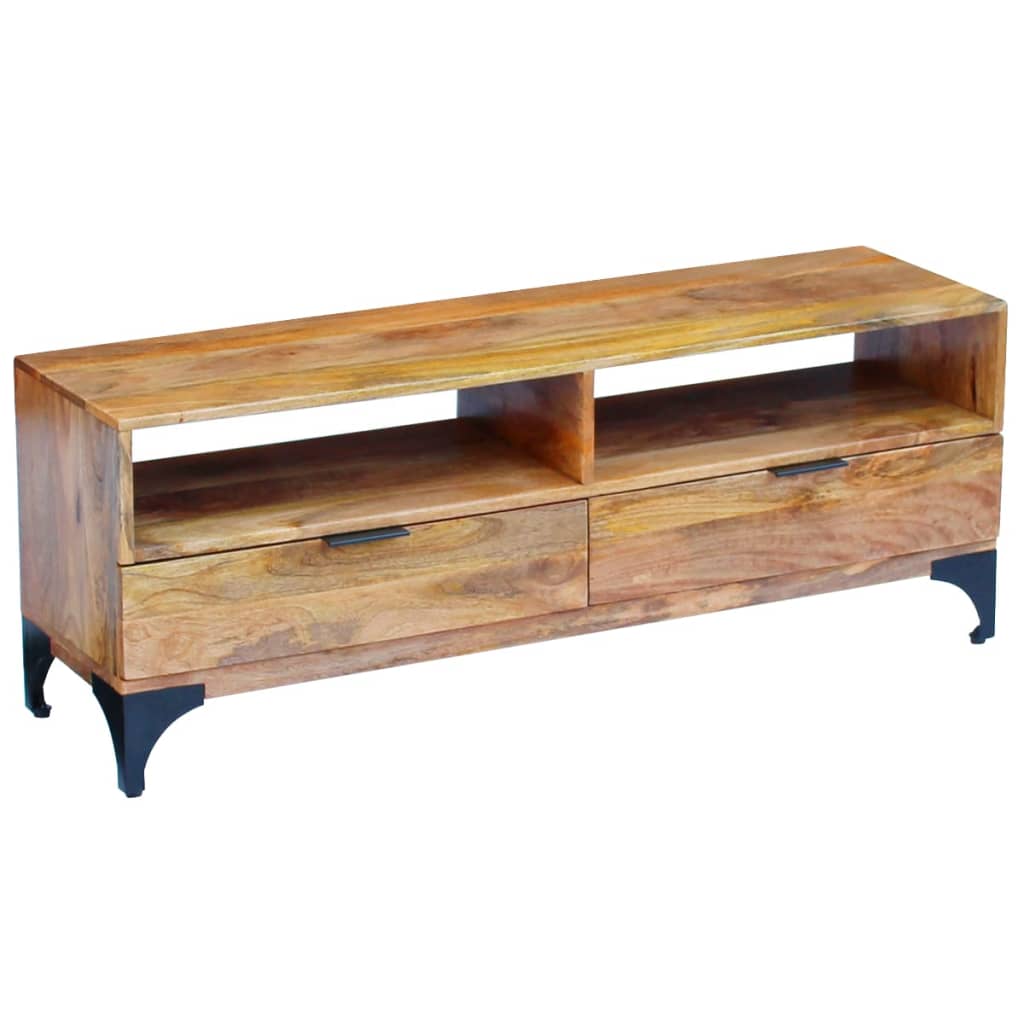 Vetonek Mueble para TV madera de mango 120x35x45 cm