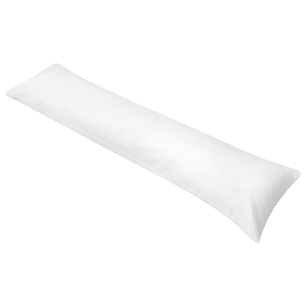 Almohada corporal para dormir de lado 40x145 cm blanca