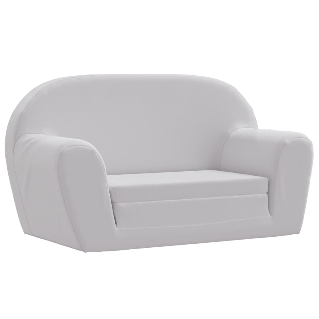 Vetonek Sillón desplegable para niños gris claro